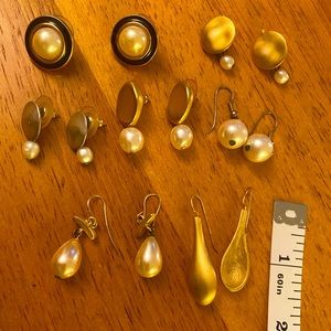 Assortment of earrings from Ann Taylor. Goes with everything.